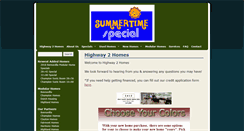 Desktop Screenshot of highway2homes.com