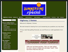 Tablet Screenshot of highway2homes.com